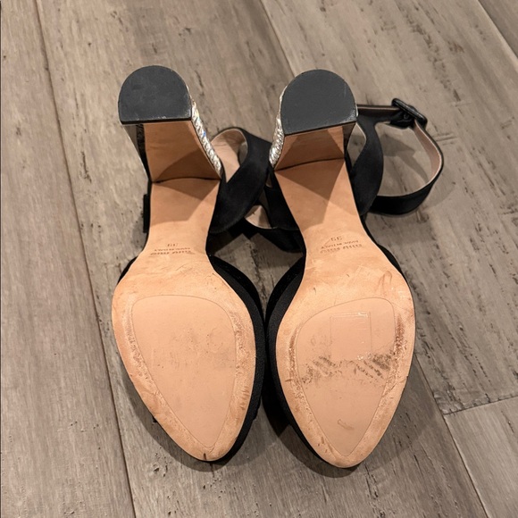 Miu Miu Black Heels with Crystal Embellishments - Picture 4 of 4